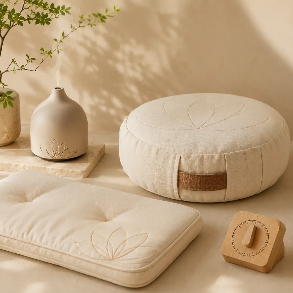 Meditation Cushion Set — A soft place to sit and simply be.